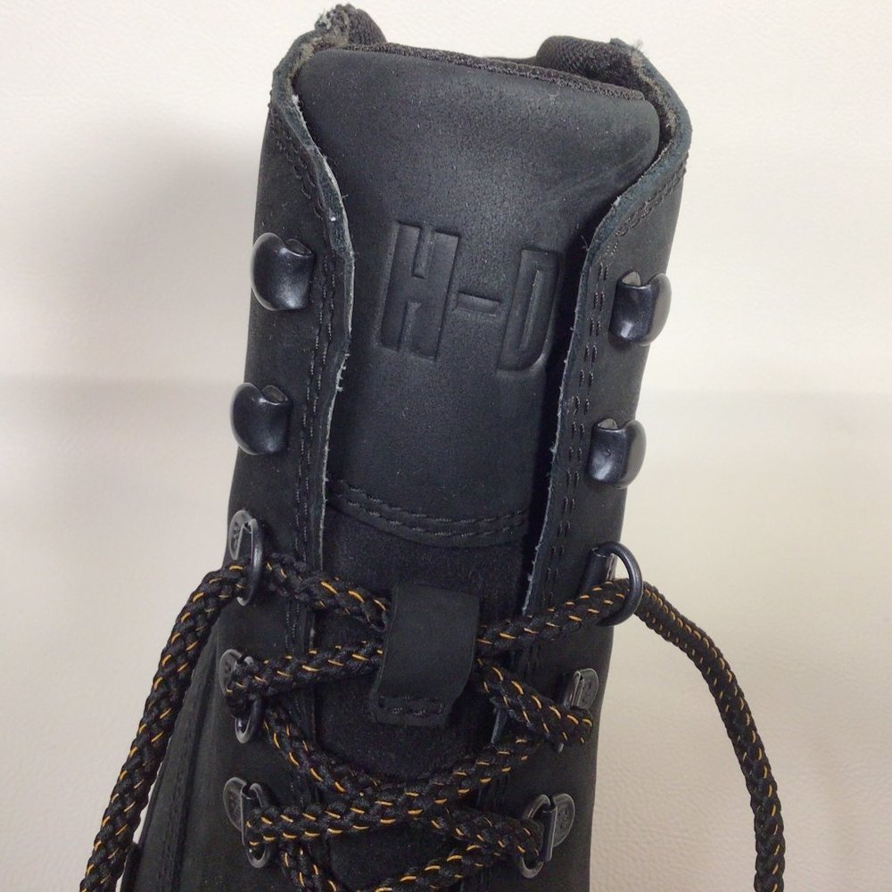 NEW Harley-Davidson Boots Waterproof Black Leather Men's Size 9 - Picture 10 of 11